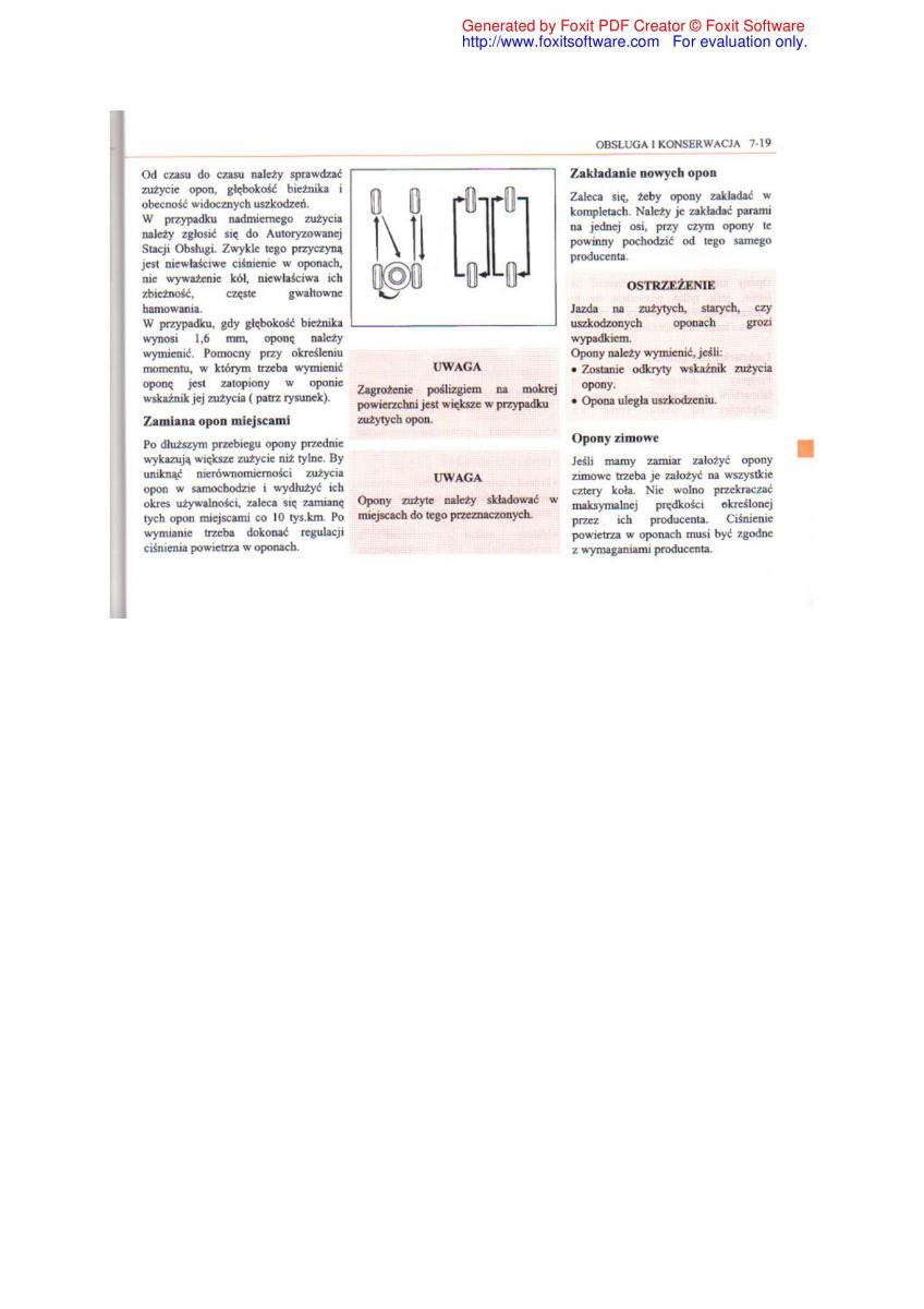 Daewoo Leganza instrukcja obslugi / page 83