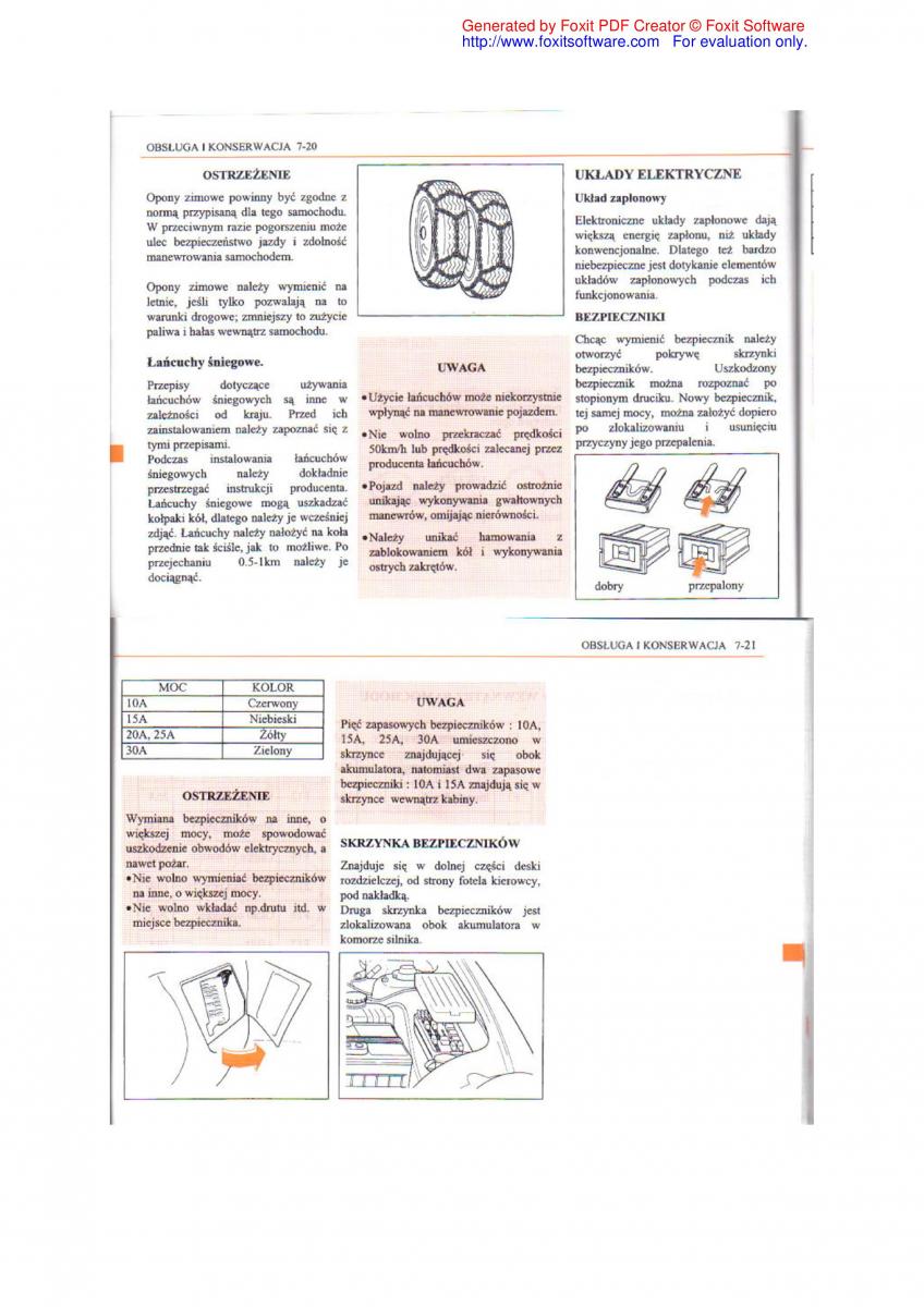 Daewoo Leganza instrukcja obslugi / page 84