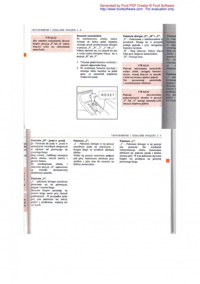 Daewoo Leganza instrukcja obslugi / page 26