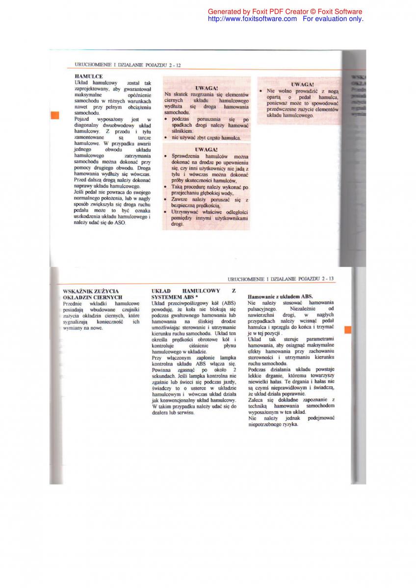 Daewoo Leganza instrukcja obslugi / page 28