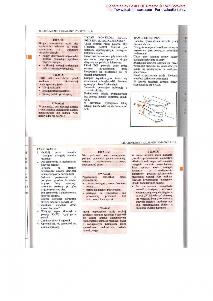 Daewoo Leganza instrukcja obslugi / page 29