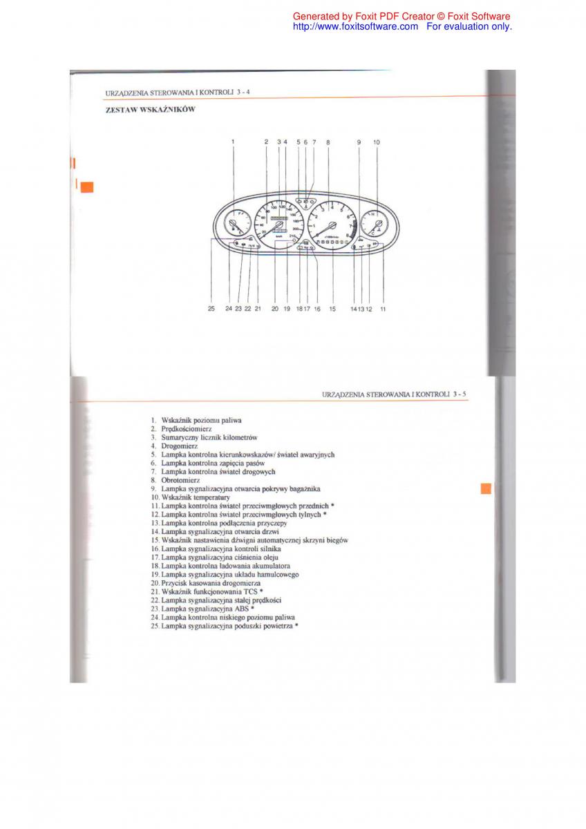 Daewoo Leganza instrukcja obslugi / page 33