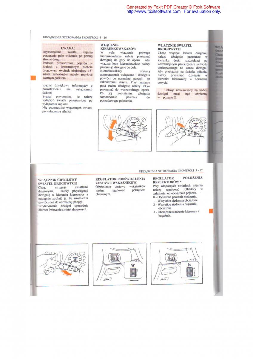 Daewoo Leganza instrukcja obslugi / page 39