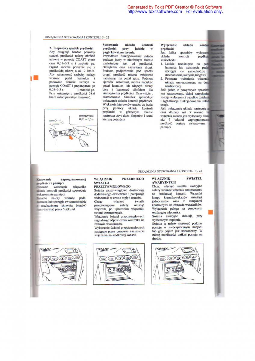 Daewoo Leganza instrukcja obslugi / page 42