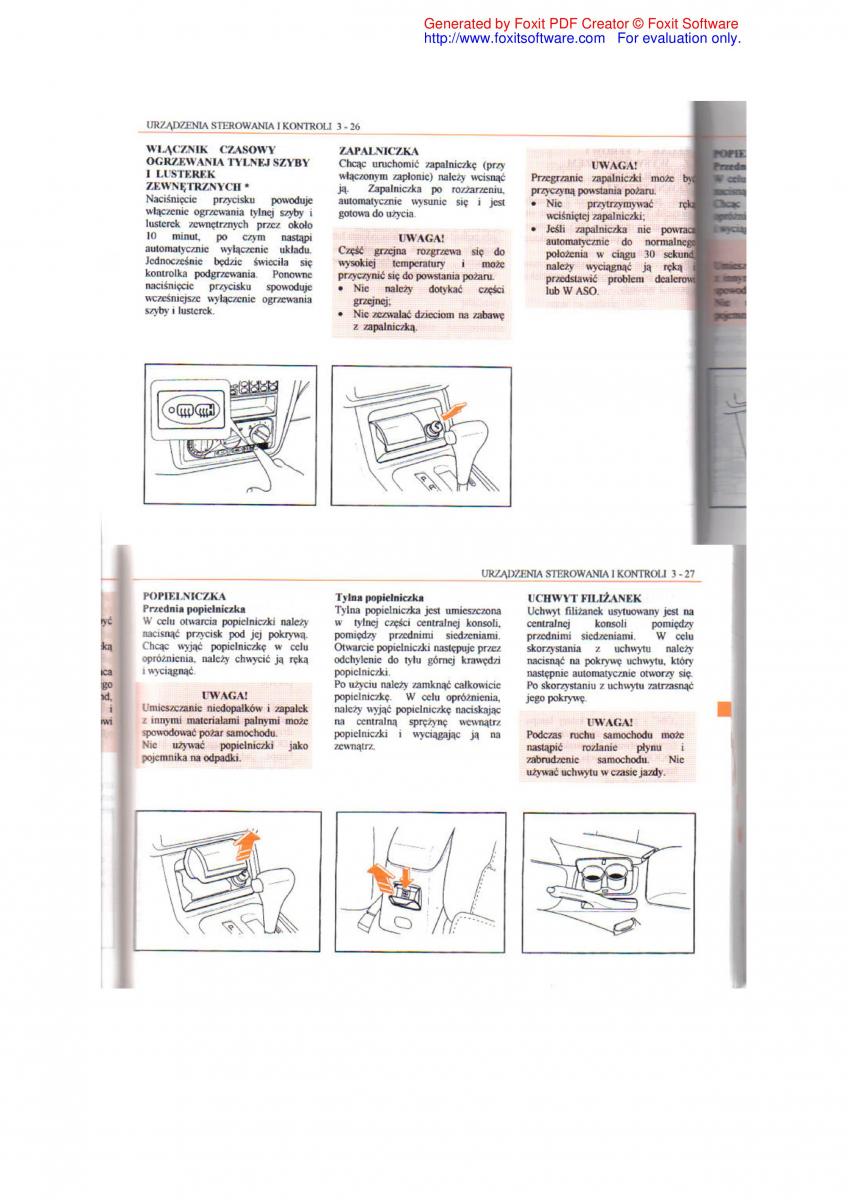 Daewoo Leganza instrukcja obslugi / page 44