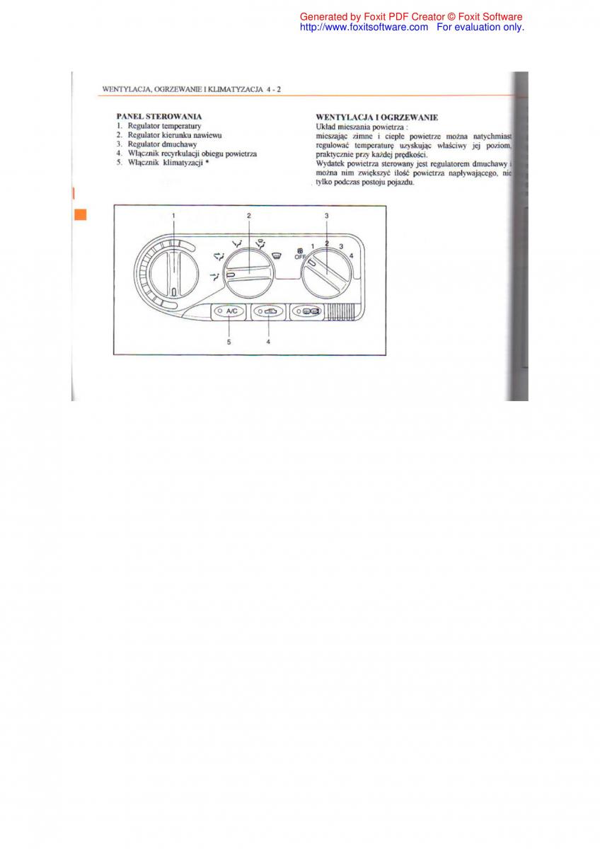 Daewoo Leganza instrukcja obslugi / page 47