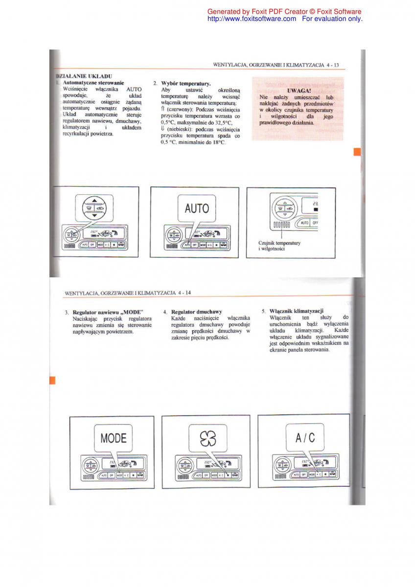 Daewoo Leganza instrukcja obslugi / page 53