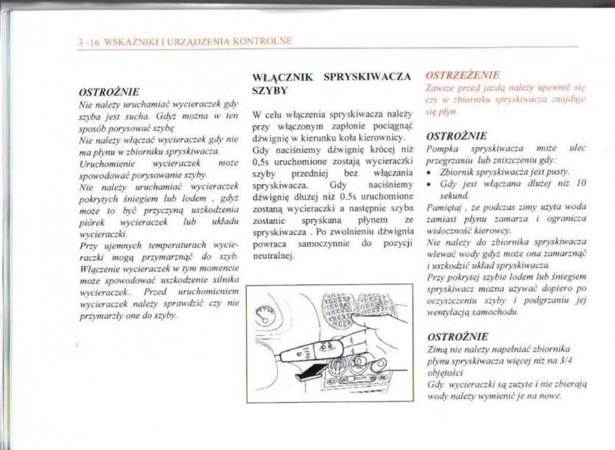 Daewoo Matiz instrukcja obslugi / page 55