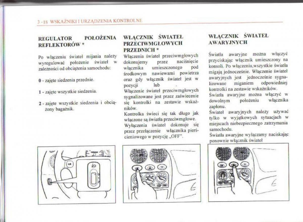 Daewoo Matiz instrukcja obslugi / page 57