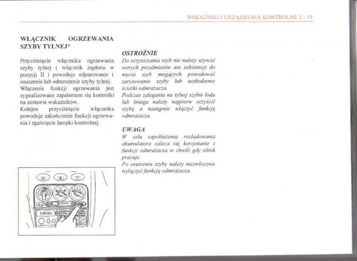 Daewoo Matiz instrukcja obslugi / page 58