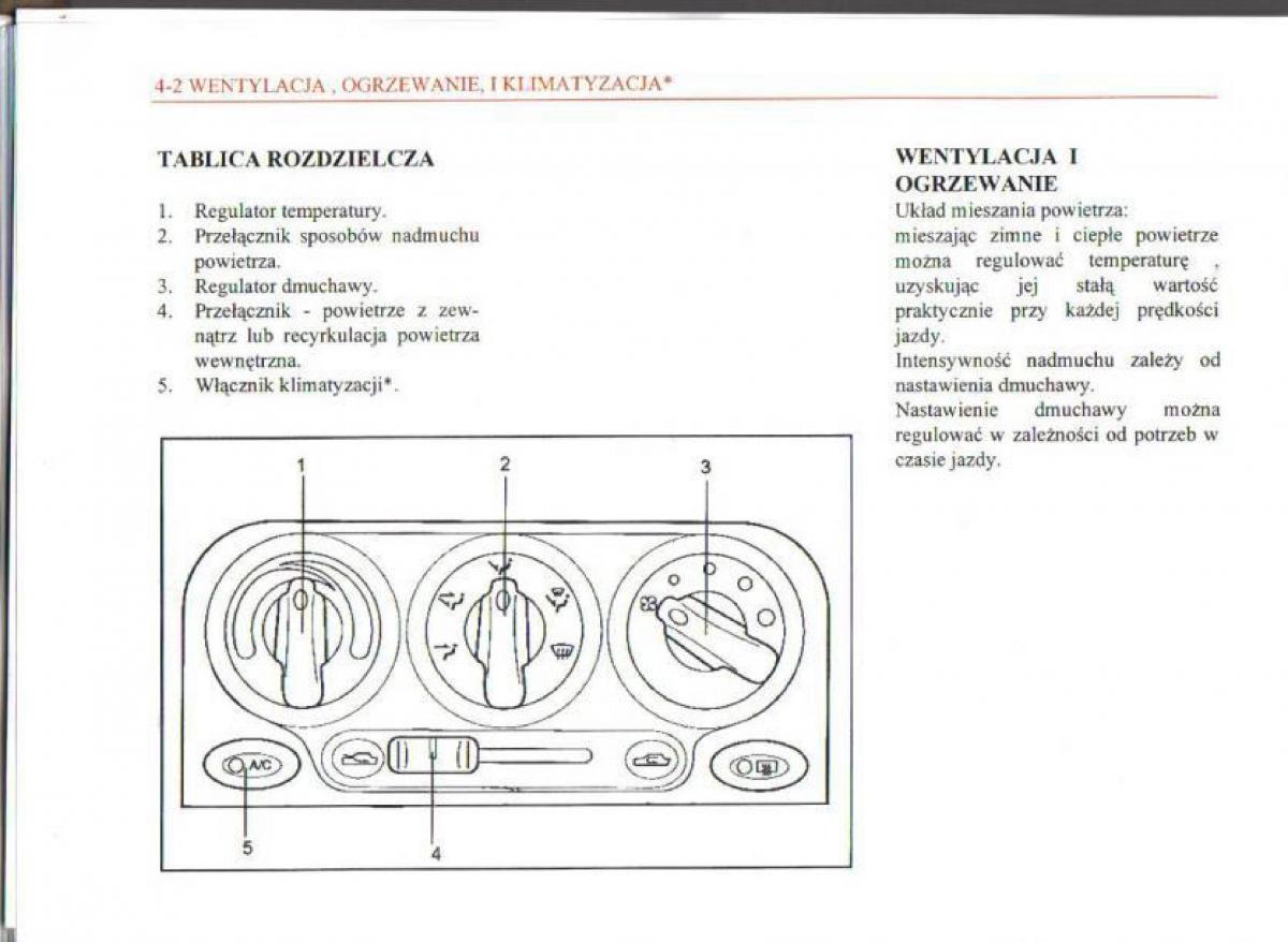 Daewoo Matiz instrukcja obslugi / page 64