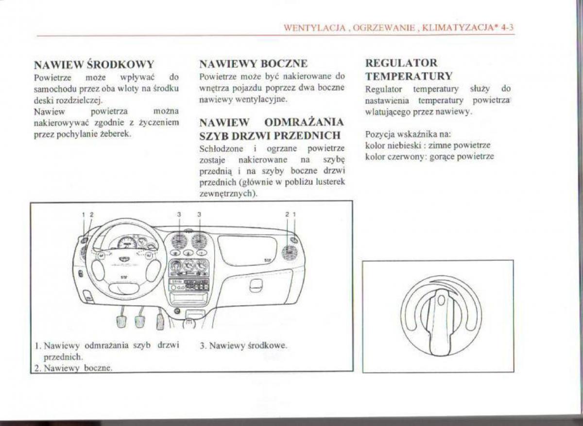 Daewoo Matiz instrukcja obslugi / page 65