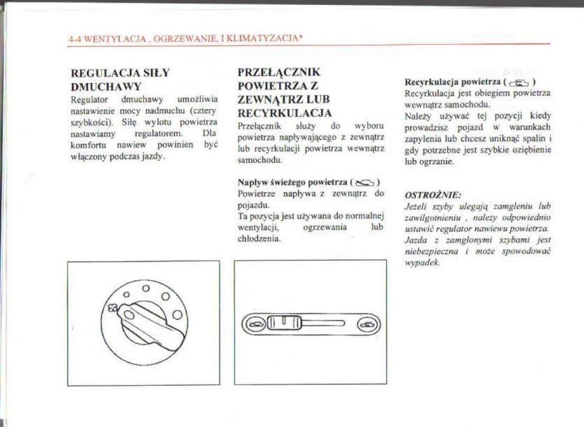 Daewoo Matiz instrukcja obslugi / page 66