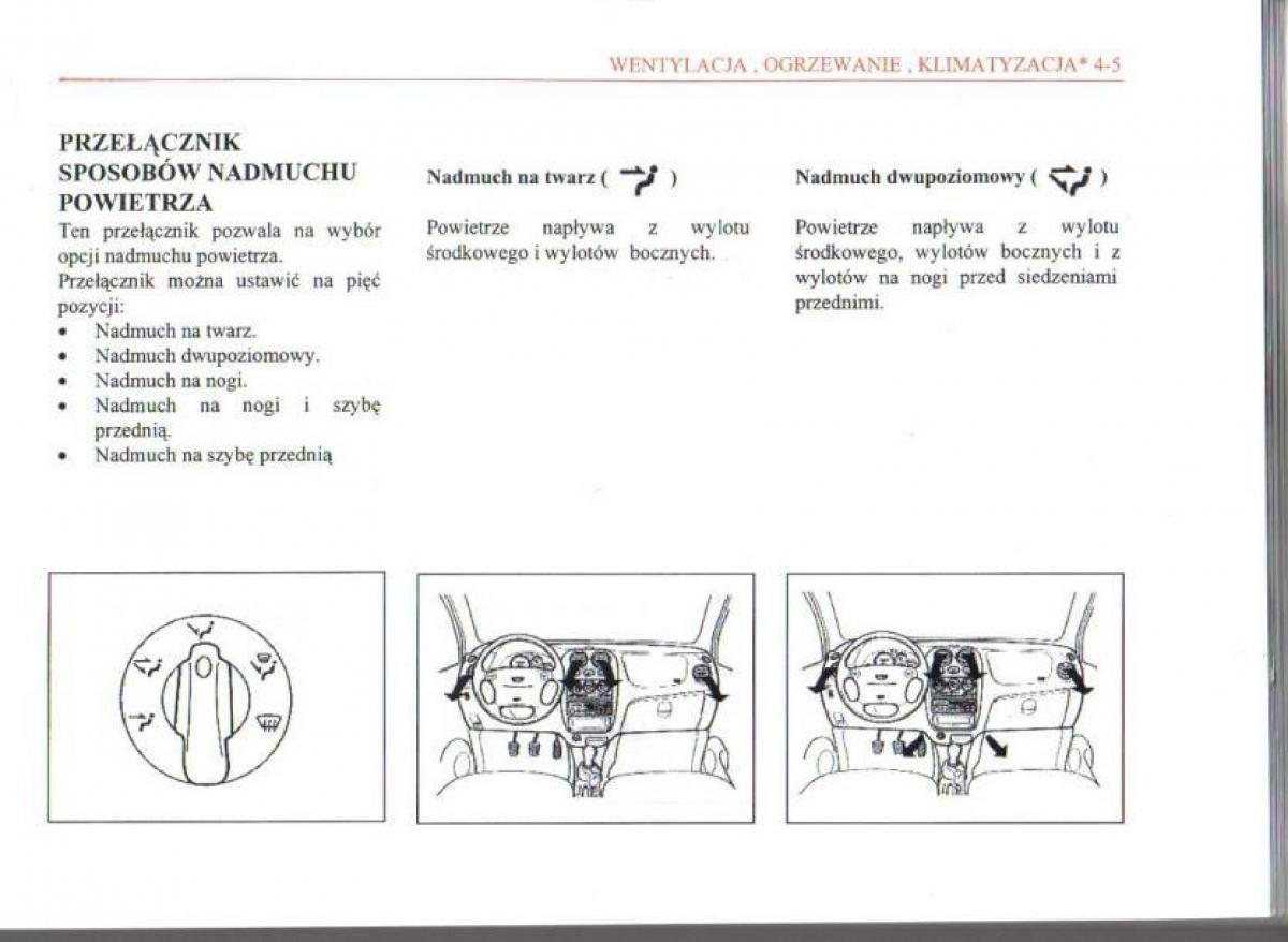 Daewoo Matiz instrukcja obslugi / page 67