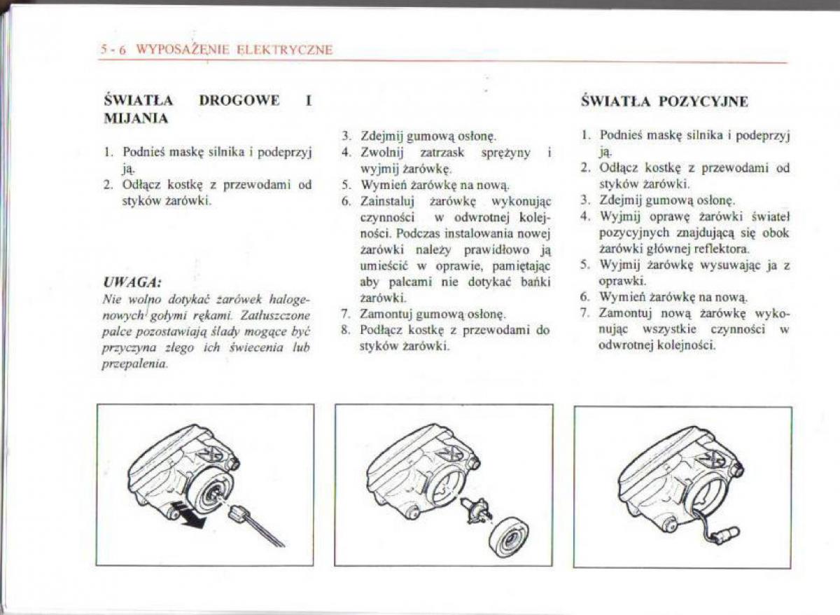 Daewoo Matiz instrukcja obslugi / page 78