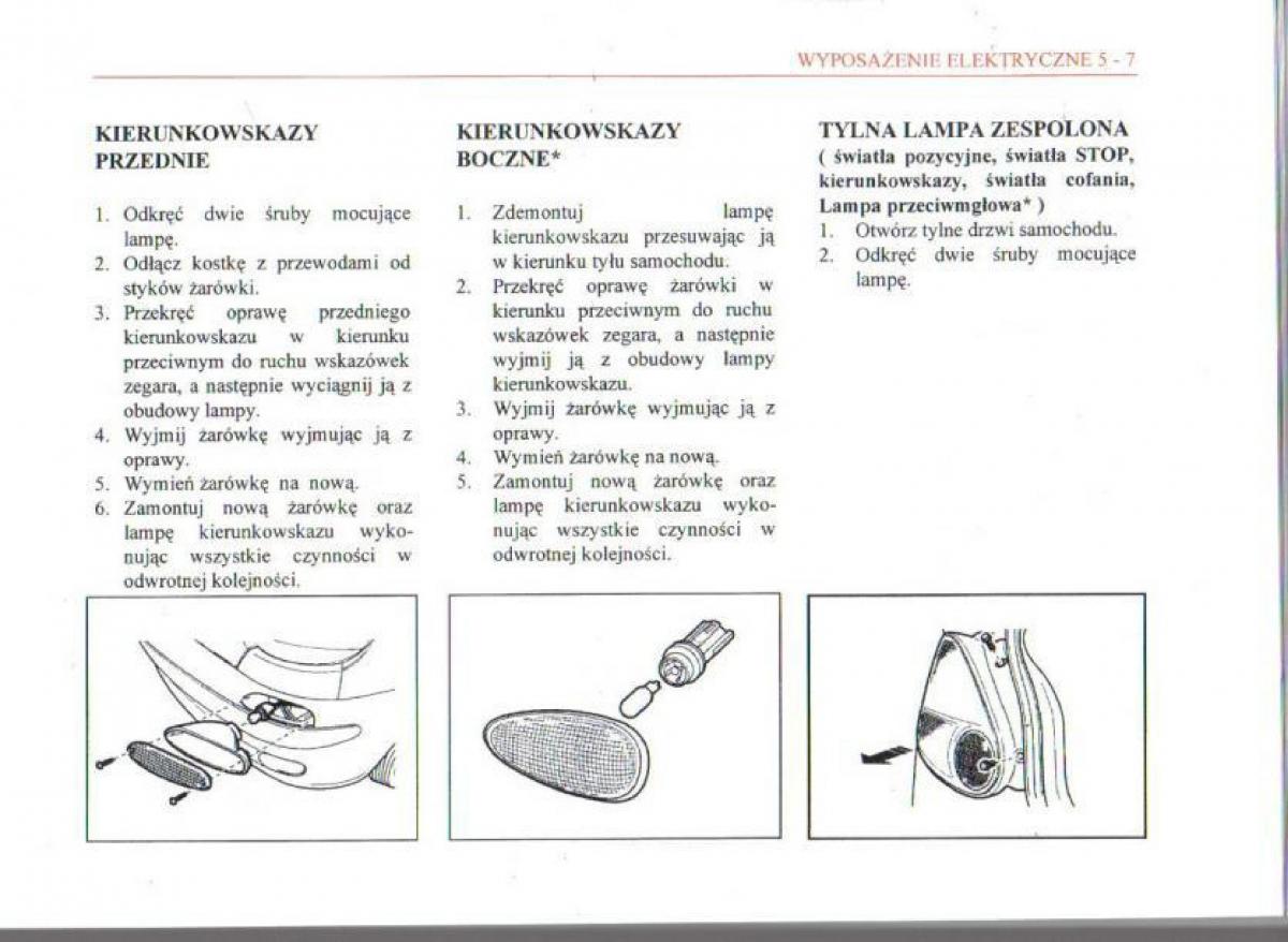 Daewoo Matiz instrukcja obslugi / page 79