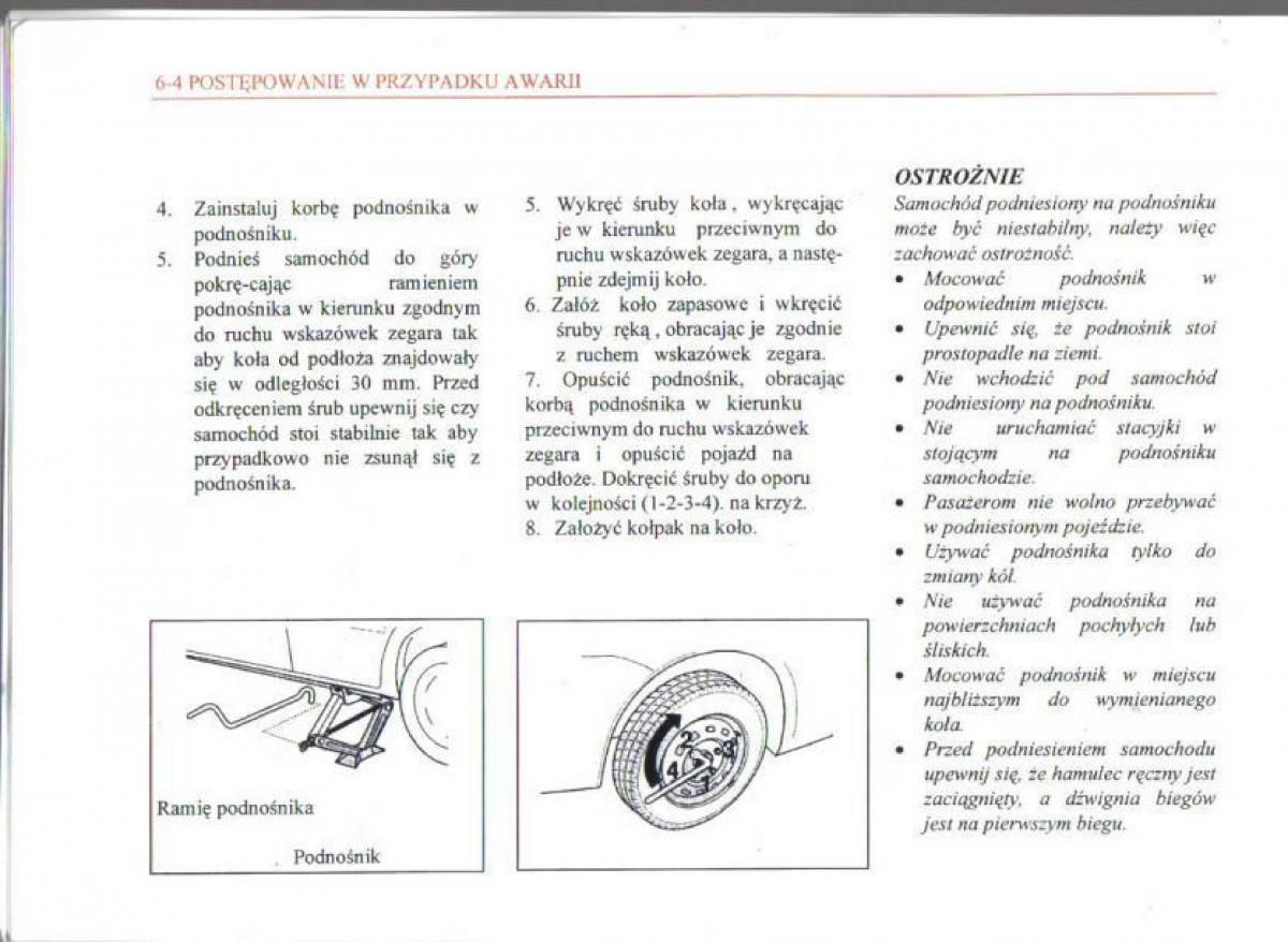 Daewoo Matiz instrukcja obslugi / page 85