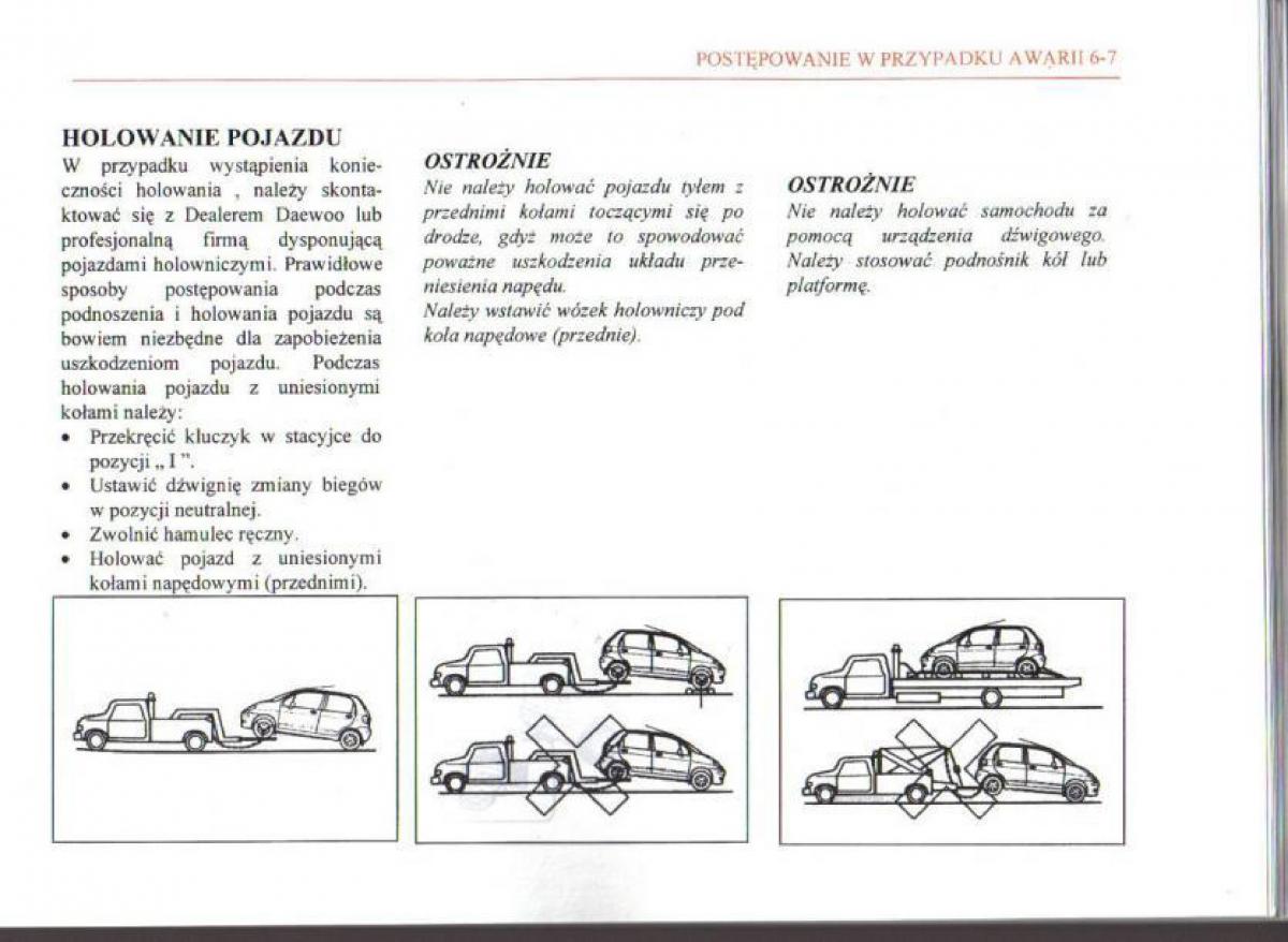 Daewoo Matiz instrukcja obslugi / page 88