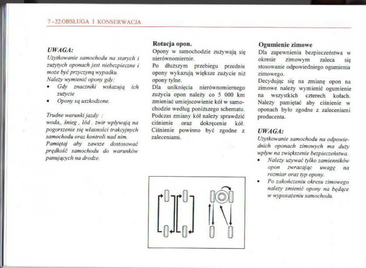 Daewoo Matiz instrukcja obslugi / page 112