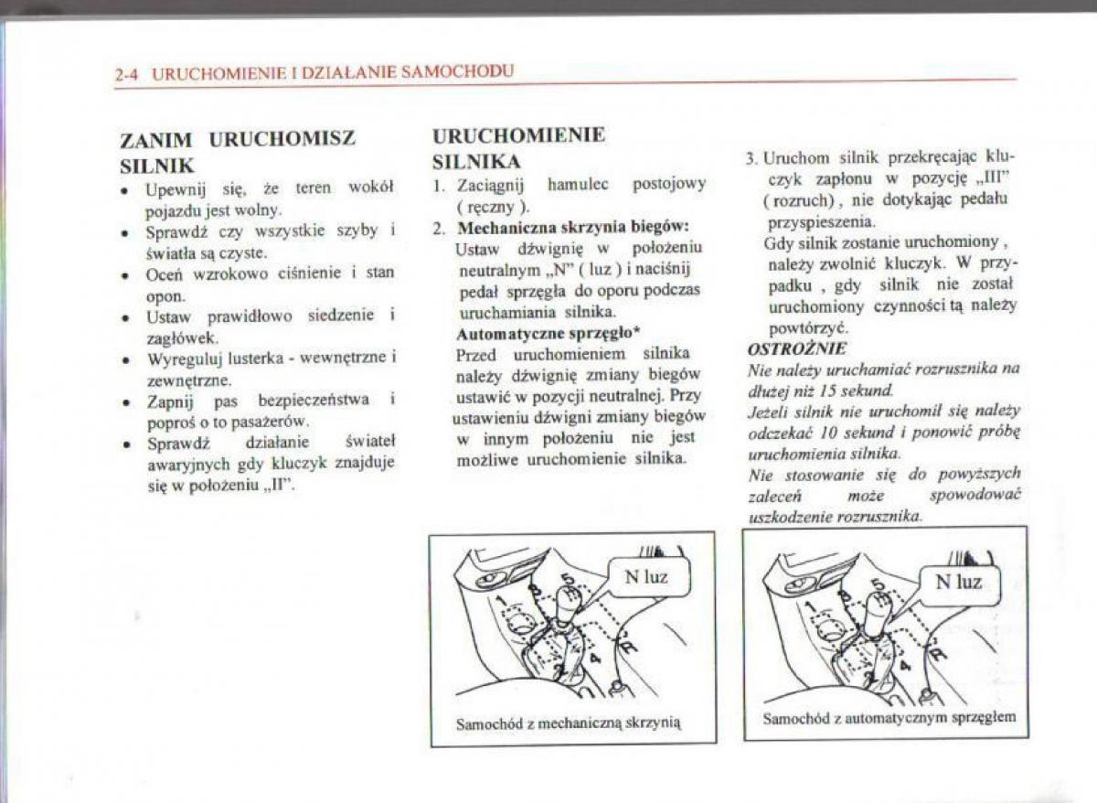 Daewoo Matiz instrukcja obslugi / page 30