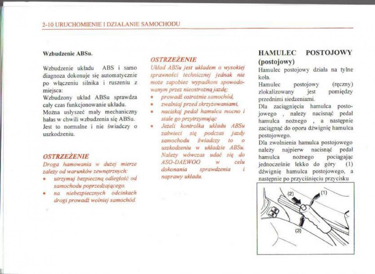 Daewoo Matiz instrukcja obslugi / page 36