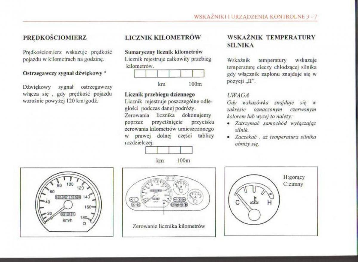 Daewoo Matiz instrukcja obslugi / page 46