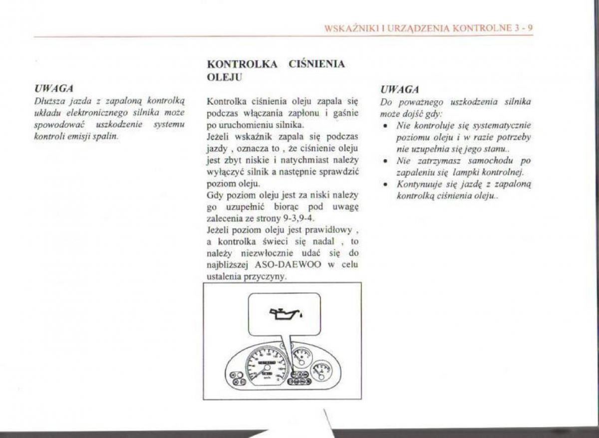 Daewoo Matiz instrukcja obslugi / page 48