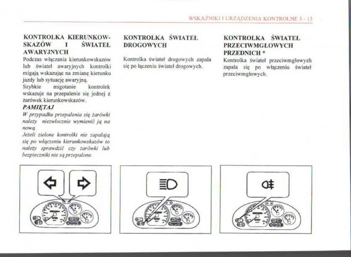 Daewoo Matiz instrukcja obslugi / page 52