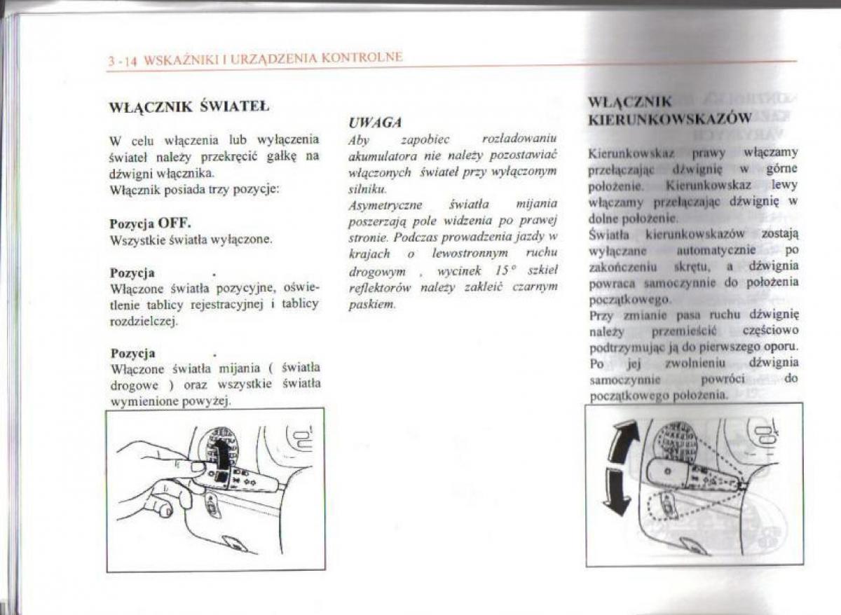 Daewoo Matiz instrukcja obslugi / page 53