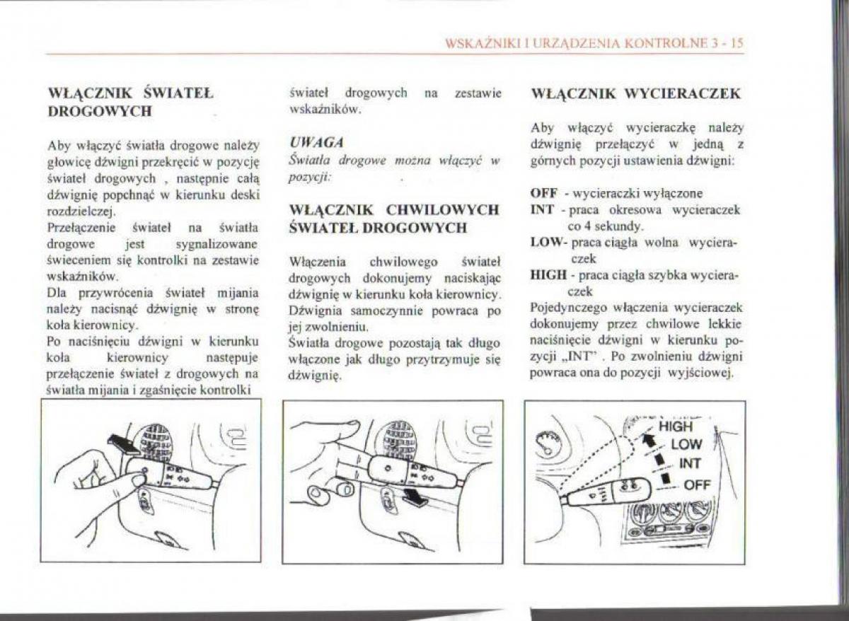 Daewoo Matiz instrukcja obslugi / page 54