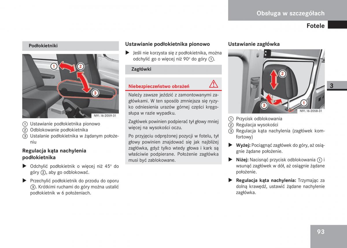 Mercedes Sprinter II 2 instrukcja obslugi / page 95