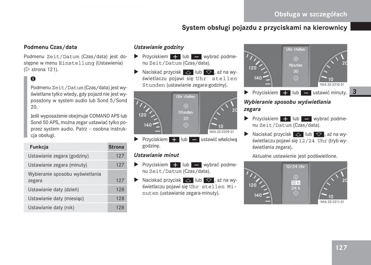 Mercedes Sprinter II 2 instrukcja obslugi / page 129