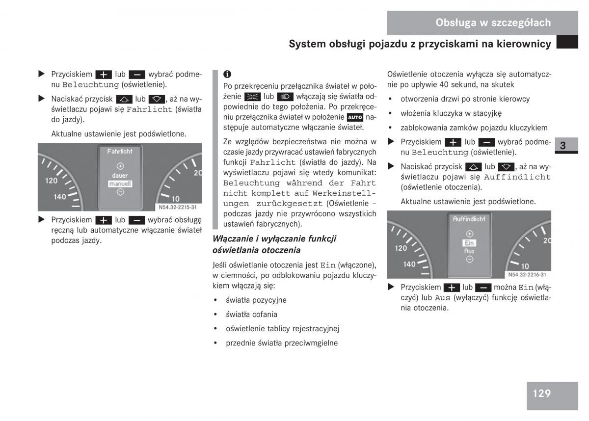 Mercedes Sprinter II 2 instrukcja obslugi / page 131