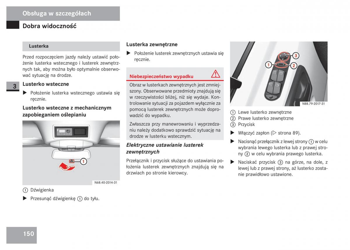 Mercedes Sprinter II 2 instrukcja obslugi / page 152