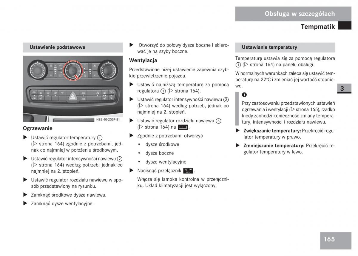 Mercedes Sprinter II 2 instrukcja obslugi / page 167