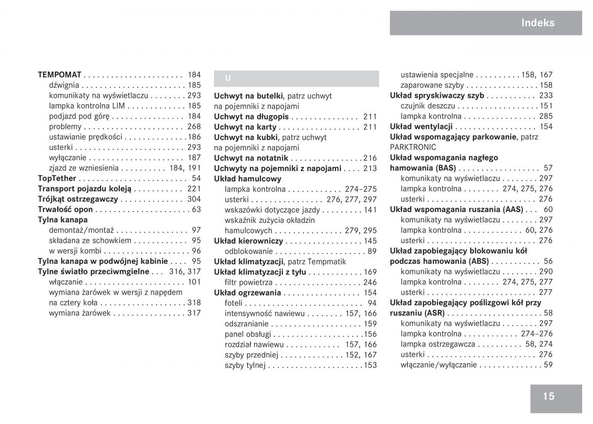 Mercedes Sprinter II 2 instrukcja obslugi / page 17