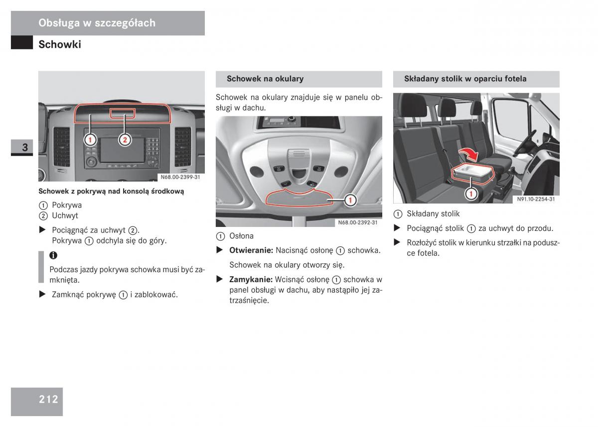 Mercedes Sprinter II 2 instrukcja obslugi / page 214