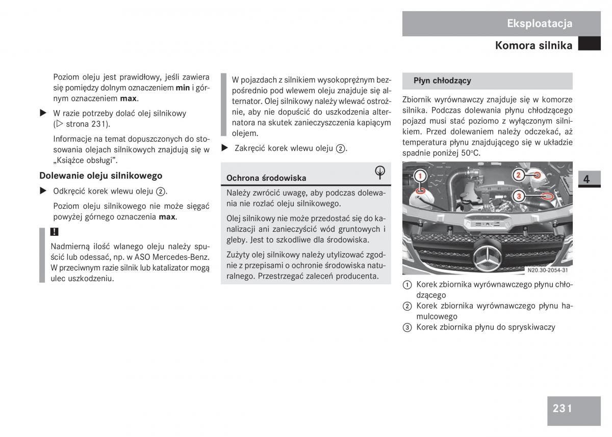 Mercedes Sprinter II 2 instrukcja obslugi / page 233