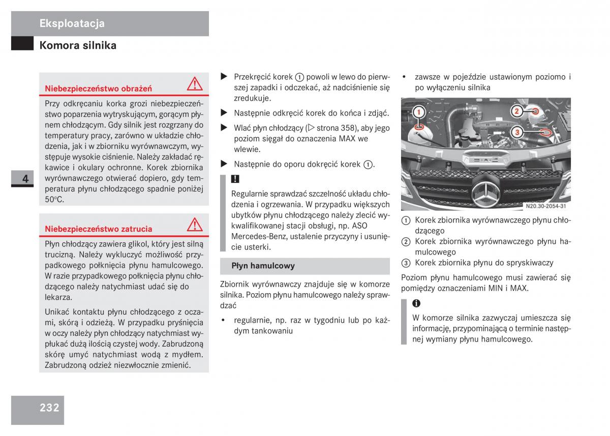 Mercedes Sprinter II 2 instrukcja obslugi / page 234