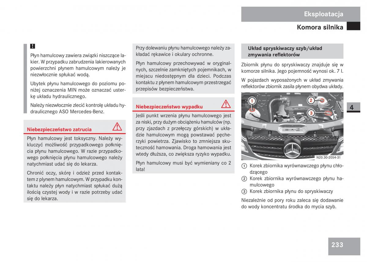 Mercedes Sprinter II 2 instrukcja obslugi / page 235