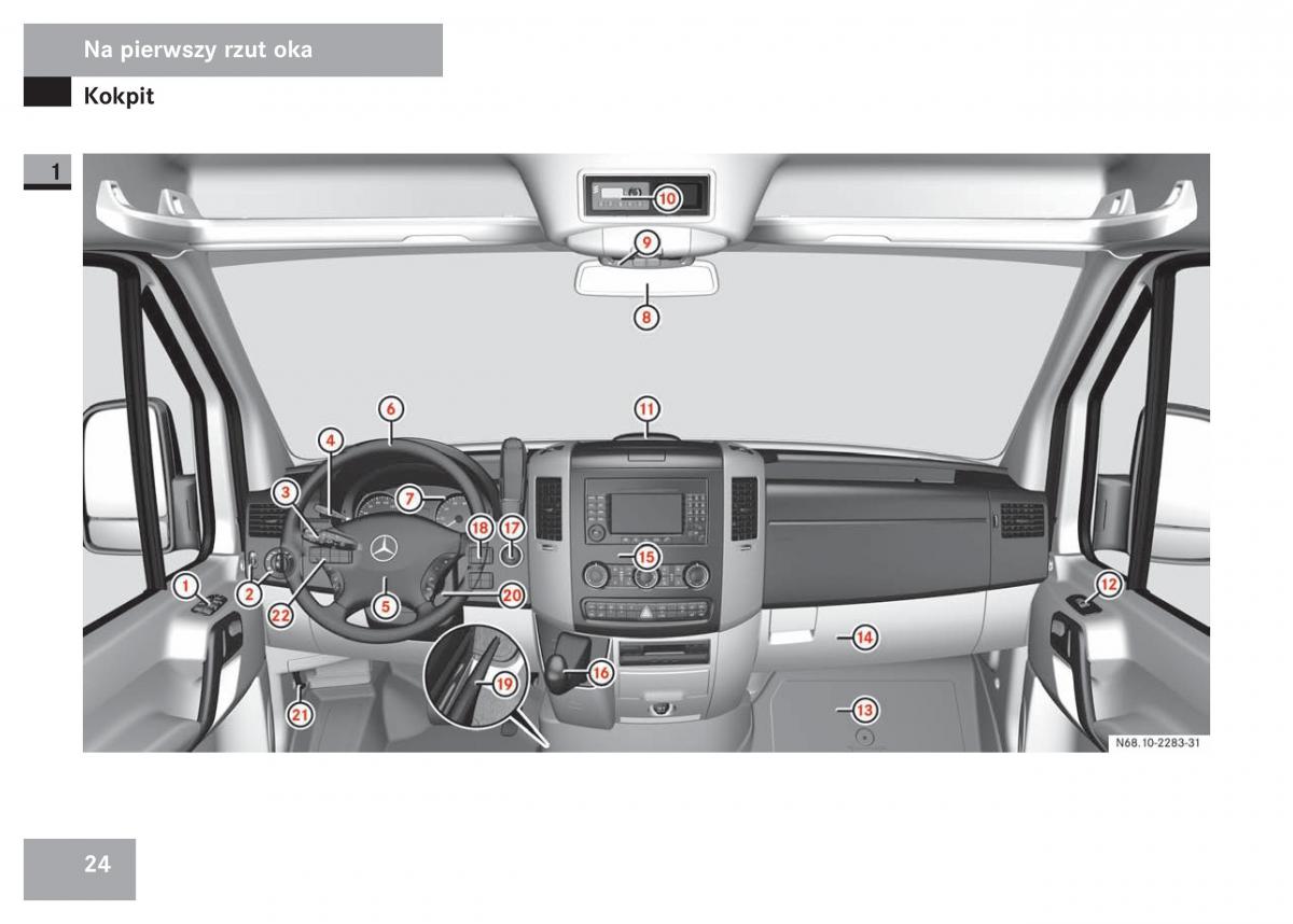 Mercedes Sprinter II 2 instrukcja obslugi / page 26