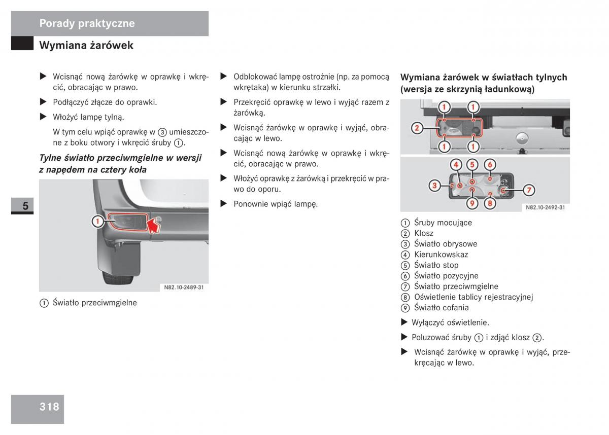 Mercedes Sprinter II 2 instrukcja obslugi / page 320