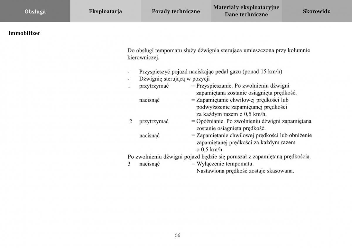 Mercedes Benz Vario instrukcja obslugi / page 58