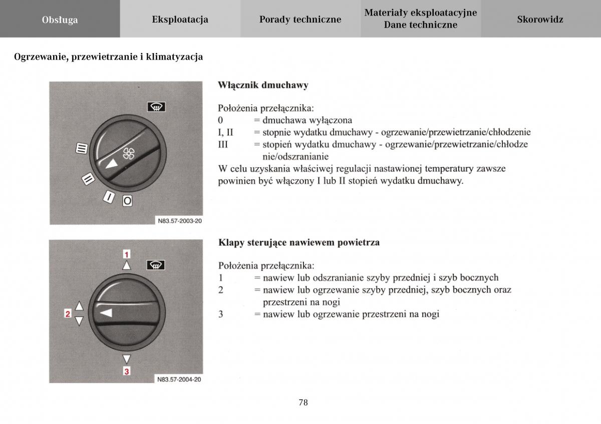 Mercedes Benz Vario instrukcja obslugi / page 80