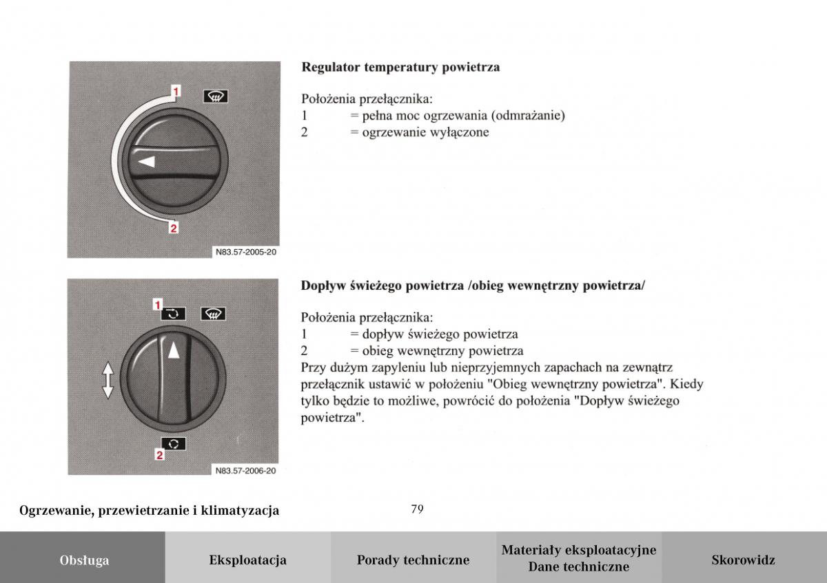 Mercedes Benz Vario instrukcja obslugi / page 81