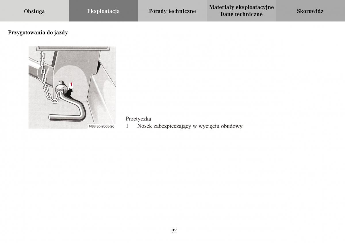 Mercedes Benz Vario instrukcja obslugi / page 94