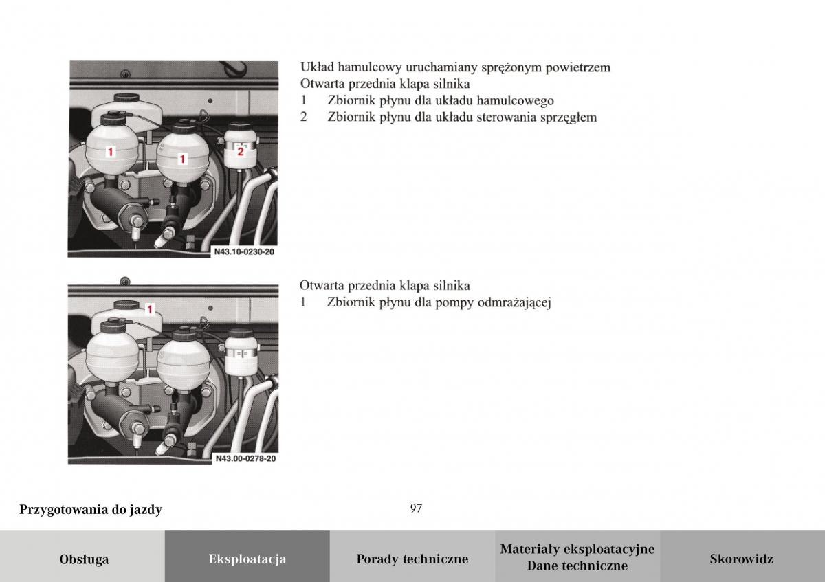 Mercedes Benz Vario instrukcja obslugi / page 99