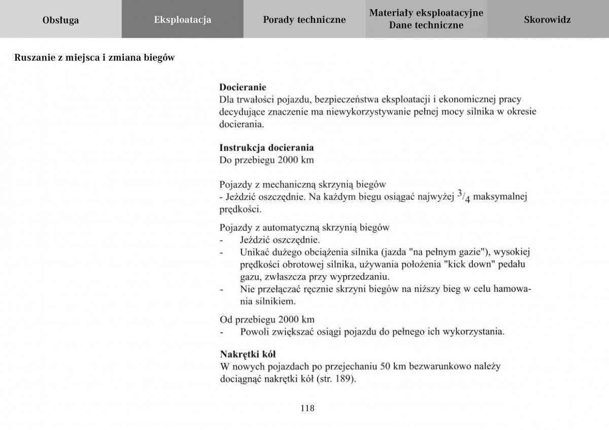 Mercedes Benz Vario instrukcja obslugi / page 120