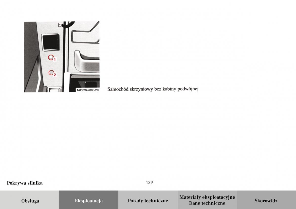 Mercedes Benz Vario instrukcja obslugi / page 141