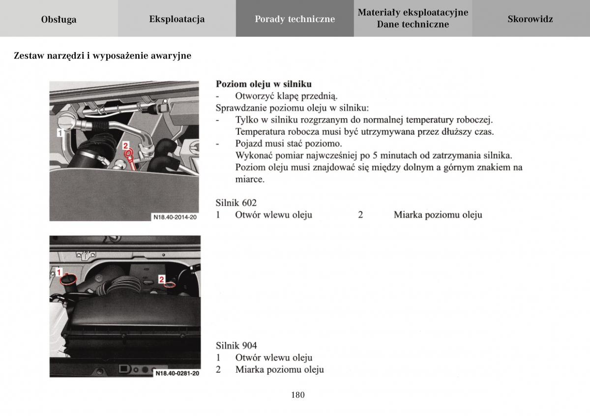 Mercedes Benz Vario instrukcja obslugi / page 182